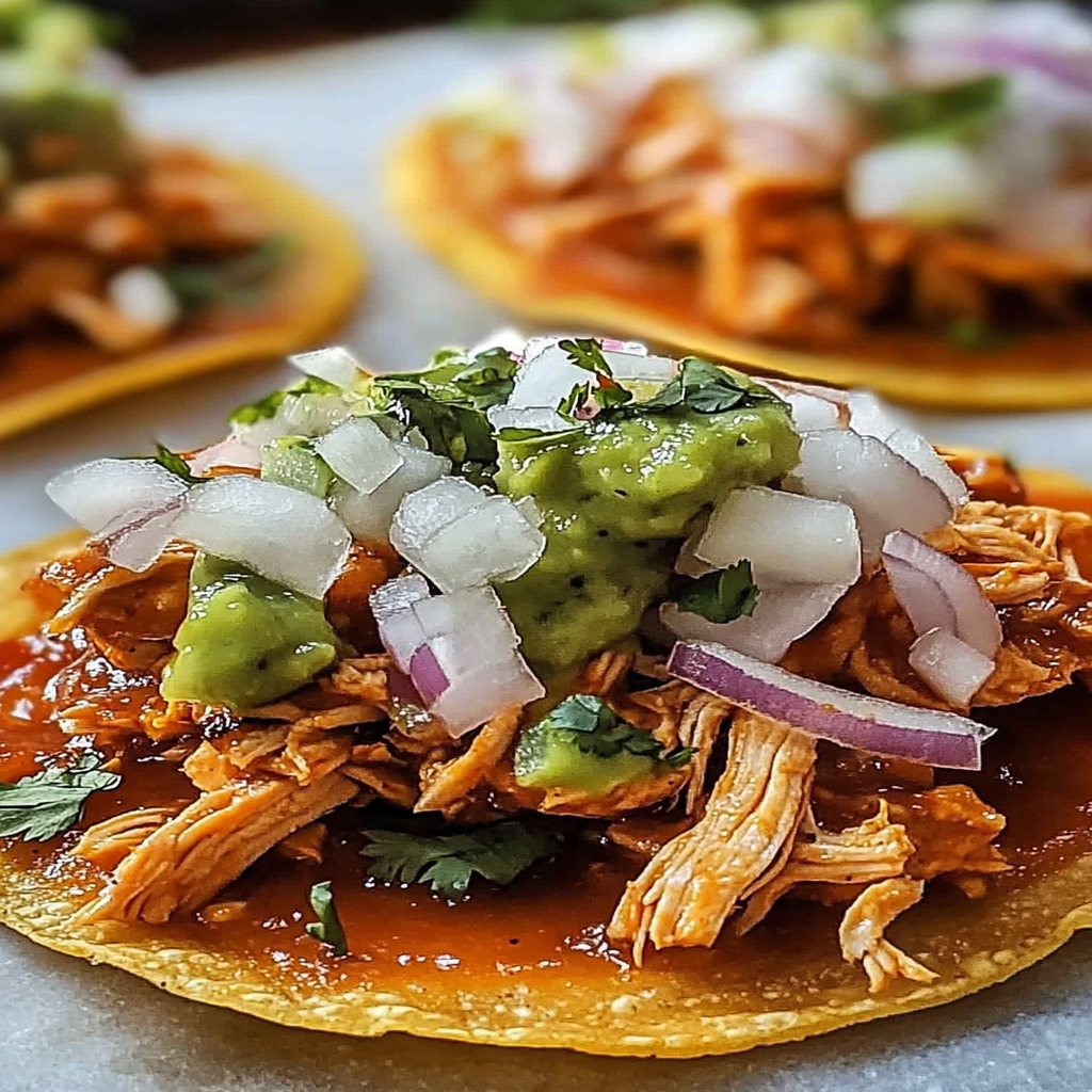 Chicken Tinga Tostadas