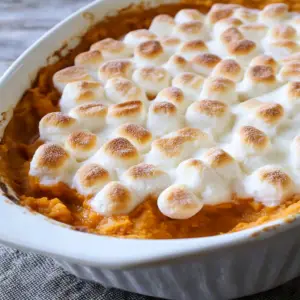 Sweet Potato Casserole with Marshmallows